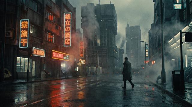 51动漫原创短片-城市霓虹夜景视频